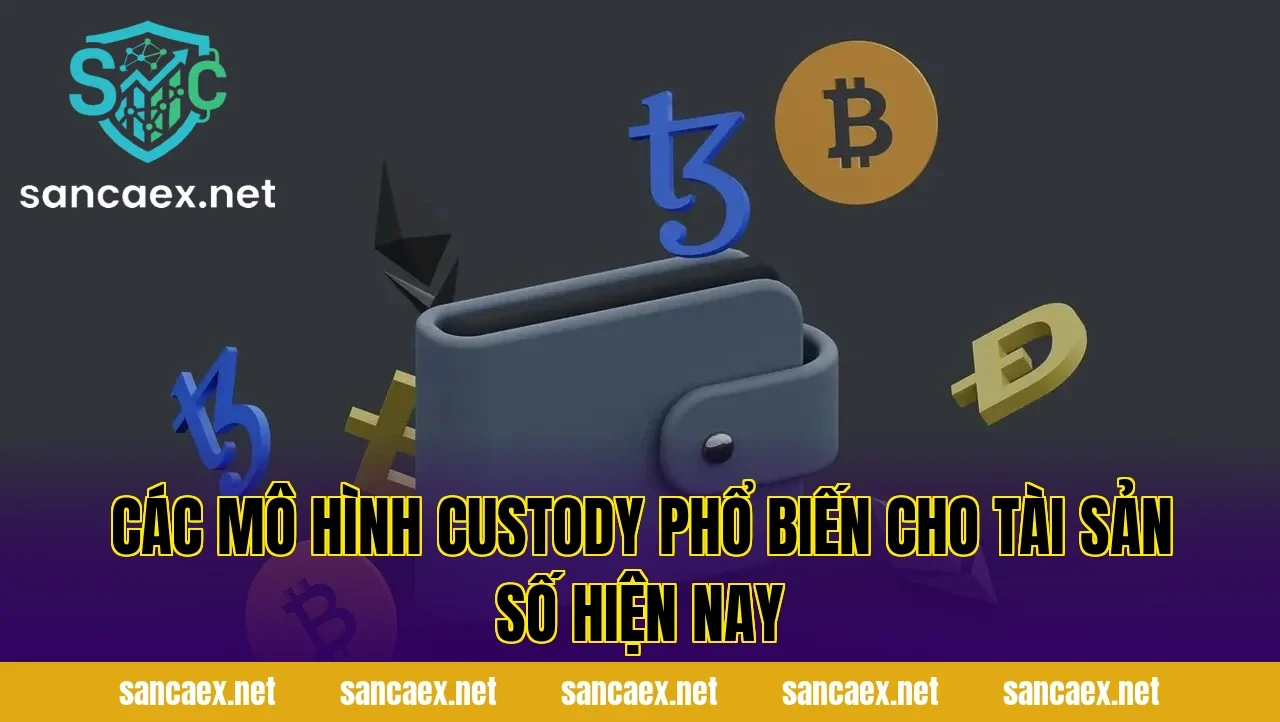 Các mô hình custody phổ biến cho tài sản số hiện nay