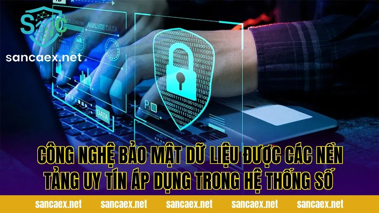 Công nghệ bảo mật dữ liệu được các nền tảng uy tín áp dụng trong hệ thống số