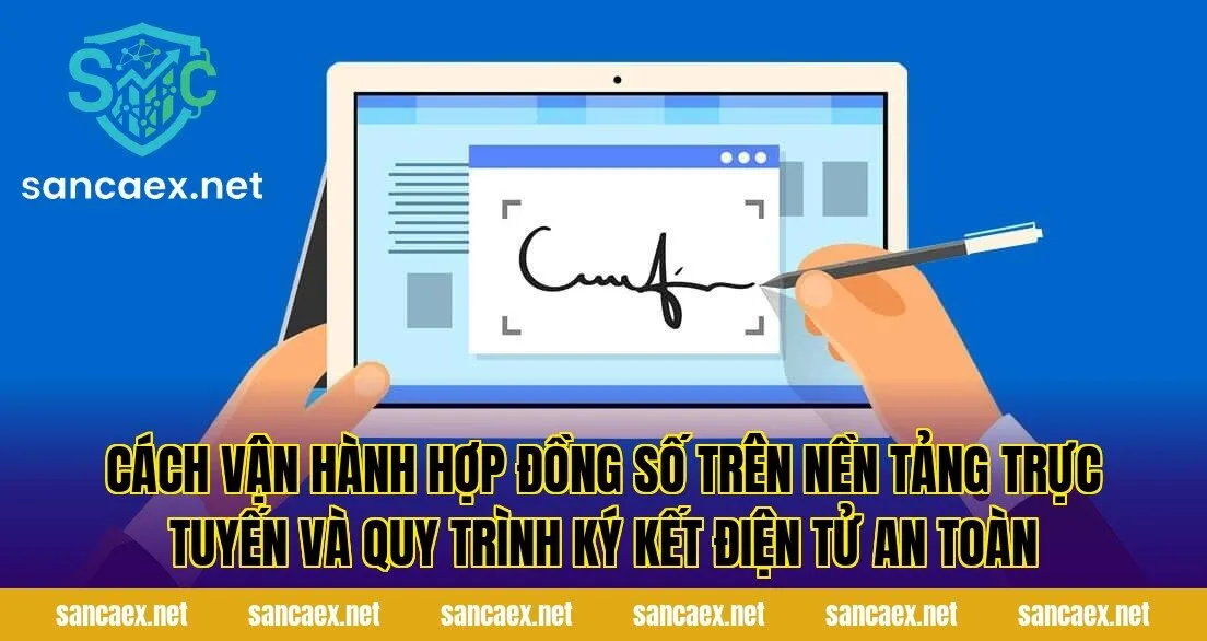 Cách vận hành hợp đồng số trên nền tảng trực tuyến và quy trình ký kết điện tử an toàn