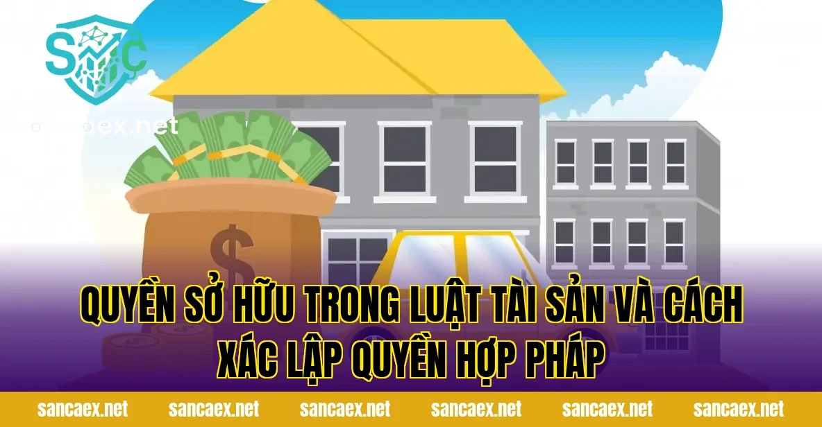 Quyền sở hữu trong luật tài sản và cách xác lập quyền hợp pháp