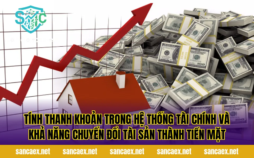 Tính thanh khoản trong hệ thống tài chính và khả năng chuyển đổi tài sản thành tiền mặt